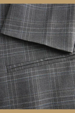 Jjxx Jxellis Boyfriend Blazer Tlr 4781428 Dark Grey Melange Check