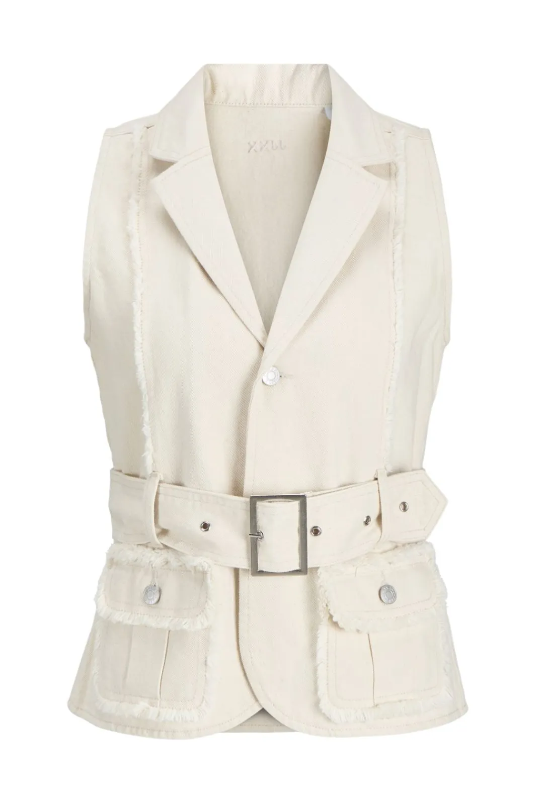 Discount Jjxx Jxelly Fringes Vest 4796027 Raw Ecru Fringes