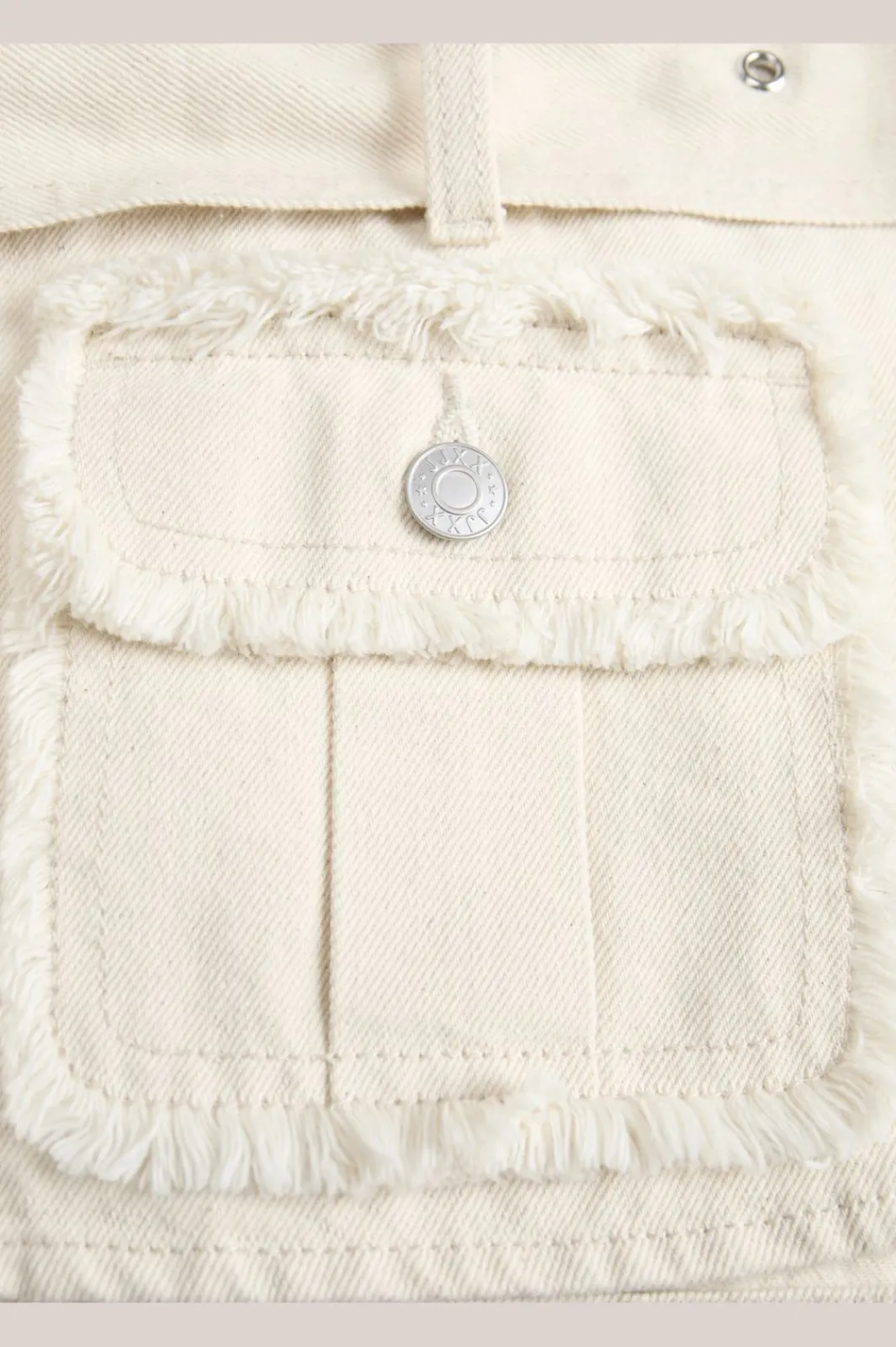 Discount Jjxx Jxelly Fringes Vest 4796027 Raw Ecru Fringes