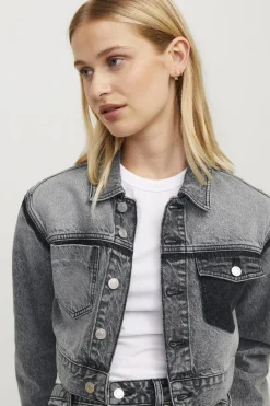 Online Jjxx Jxfiona Regular Denim Jacket 4708682 Medium Grey Denim