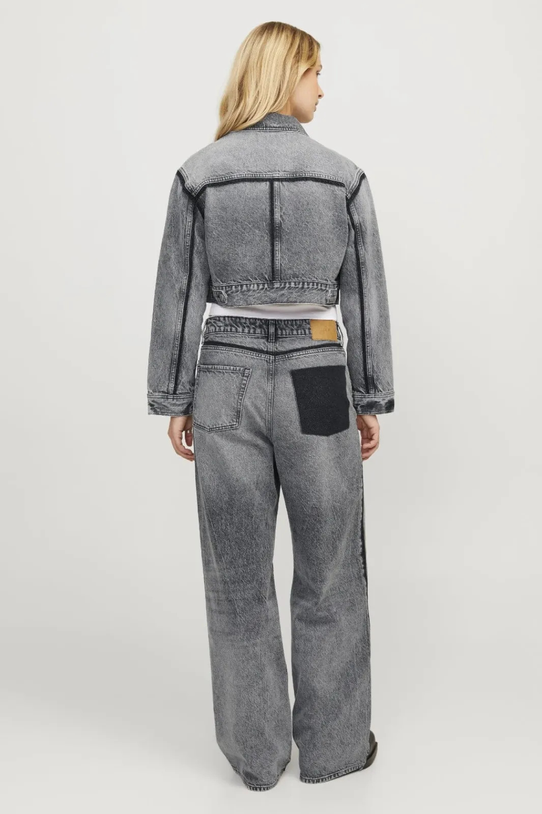 Online Jjxx Jxfiona Regular Denim Jacket 4708682 Medium Grey Denim