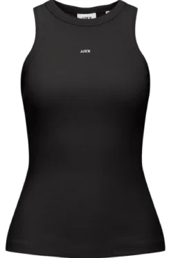 Online Jjxx Jxforest Str Sl Logo Rib Top Styd 4663972 Black Jjxx Logo