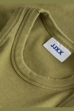 Jjxx Jxforest Str Sl Patch Rib Top 4925804 Green Moss