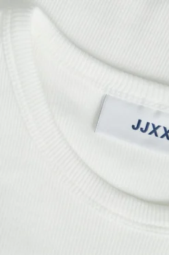 Hot Jjxx Jxfrankie Str Ss Rib Tee 4244251 Bright White