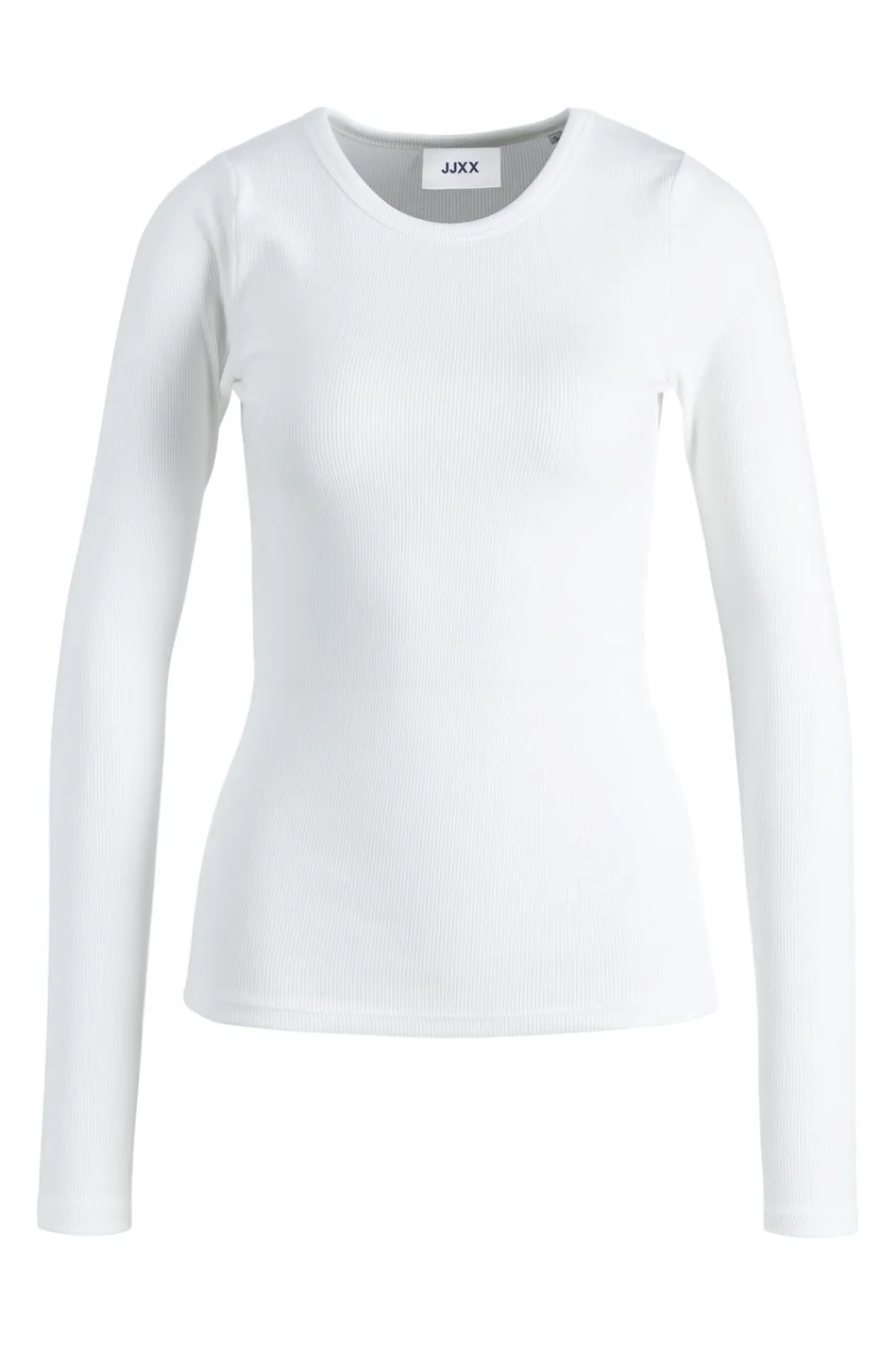 Outlet Jjxx Jxfreya Str Ls Rib Tee 3801849 Bright White