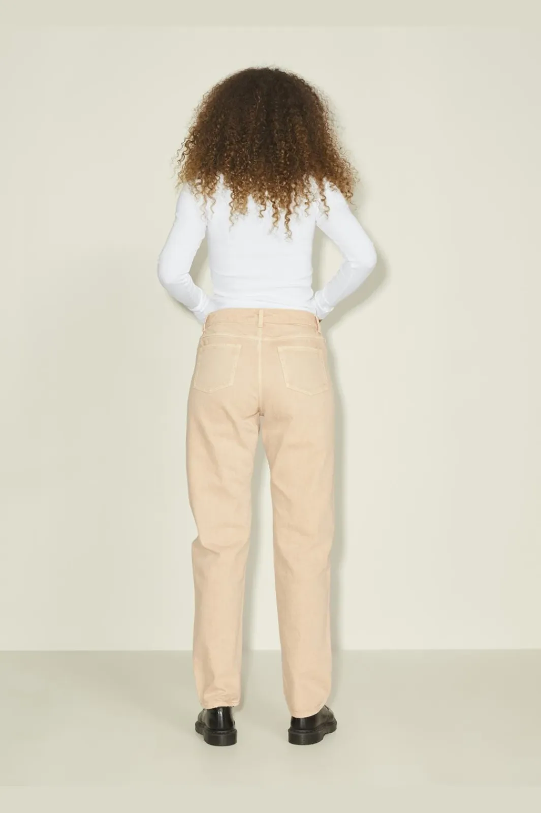 Outlet Jjxx Jxfreya Str Ls Rib Tee 3801849 Bright White