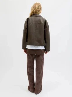 Best Jjxx Jxfrida Washed Biker Jkt Sn 4773973 Bracken Washed
