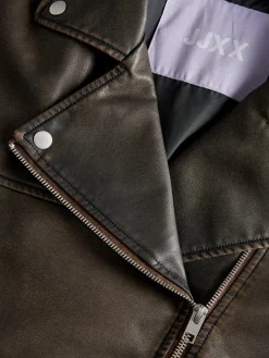 Best Jjxx Jxfrida Washed Biker Jkt Sn 4773973 Bracken Washed