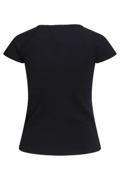 Sale Jjxx Jxfriend Str Ss Rib Tee 4389112 Black
