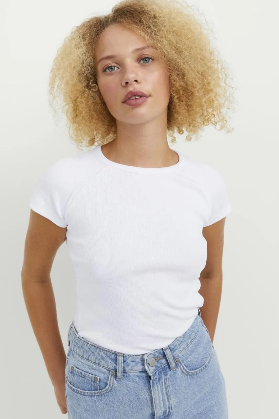 Best Jjxx Jxfriend Str Ss Rib Tee 4389113 Bright White