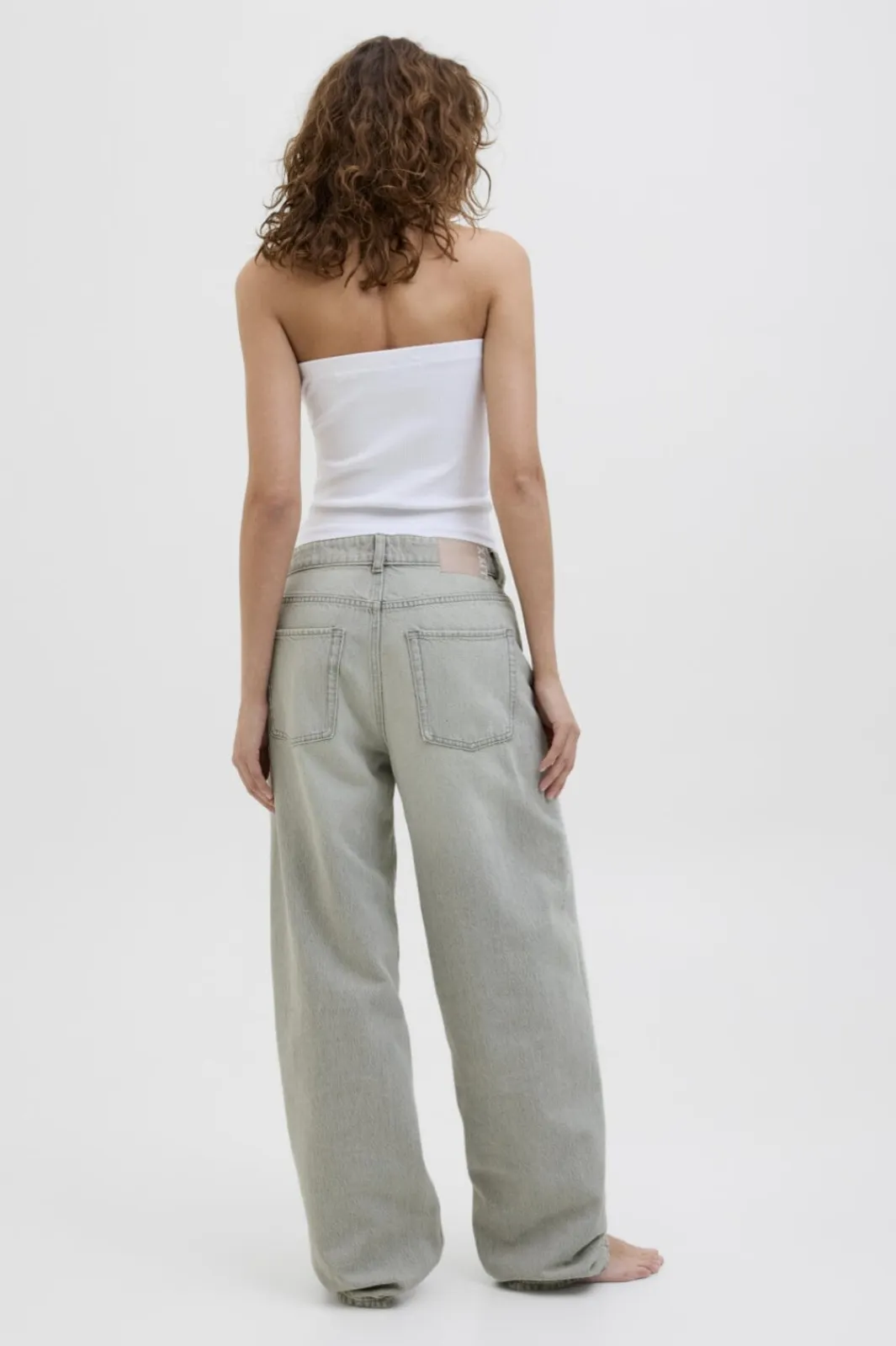 Clearance Jjxx Jxfuji Barrel Jeans R210 4716363 Light Grey Denim