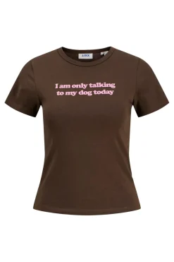 Discount Jjxx Jxgigi Str Ss Print Tee Stydaw25 5060564 Demitasse Talking To My Dog