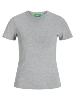 Jjxx Jxgigi Str Ss Tee 4725895 Light Grey Melange