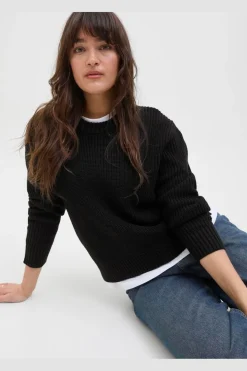 New Jjxx Jxglobal Crew Neck Knit 4897323 Black