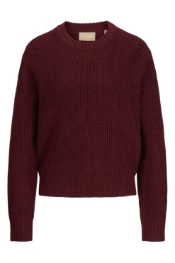New Jjxx Jxglobal Crew Neck Knit 4897324 Cabernet