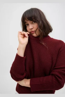 New Jjxx Jxglobal Crew Neck Knit 4897324 Cabernet