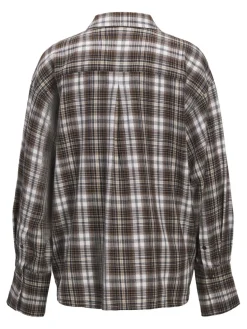 Jjxx Jxhailey Bella Flannel Ls Shirt Ln 4933177 Seal Brown Check