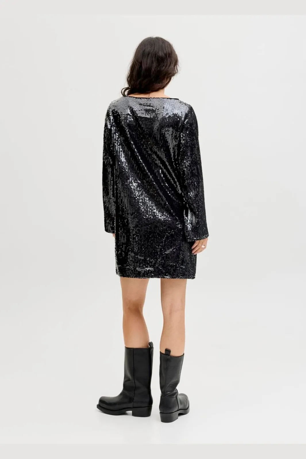 Outlet Jjxx Jxizzy Sequin Ls Dress 4885724 Black Sequin
