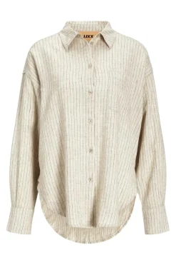 Online Jjxx Jxjamie Breeze Summer Ls Shirt Sn 4653032 Feather Gray Pinstripe