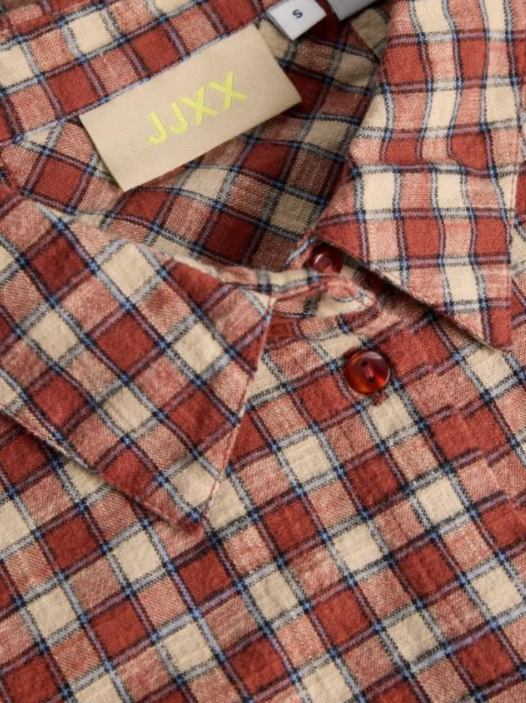 Hot Jjxx Jxjamie Flannel Detail Shirt 5031556 Picante Checks