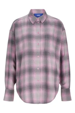 Hot Jjxx Jxjamie Flannel Ls Shirt 4650944 Moonlite Mauve Check