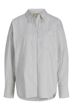 Clearance Jjxx Jxjamie Ls Relaxed Poplin Shirt 4919749 Skyway Stripes