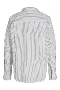 Clearance Jjxx Jxjamie Ls Relaxed Poplin Shirt 4919749 Skyway Stripes
