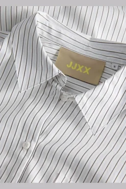 Clearance Jjxx Jxjamie Ls Relaxed Poplin Shirt 4919749 Skyway Stripes