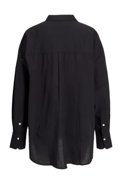 Jjxx Jxjamie Ls Rlx Linen Blend Shirt Sn 4493799 Black