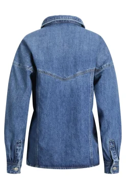 Hot Jjxx Jxjamila Ls Denim Overshirt R282 Ln 4825649 Medium Blue Denim