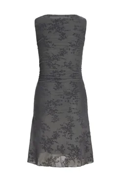 Hot Jjxx Jxjasmin Minna Flock Sl Dress Ln 5034522 Steel Gray
