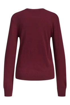 Hot Jjxx Jxlayla Comfy Ls Crew Neck Knit Ln 4933791 Cabernet