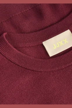 Hot Jjxx Jxlayla Comfy Ls Crew Neck Knit Ln 4933791 Cabernet