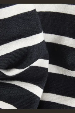 Clearance Jjxx Jxlayla Comfy Ss Knit 4480602 Black /Vanilla Ice
