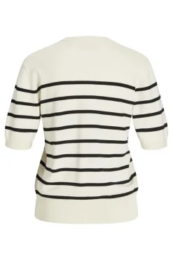 Discount Jjxx Jxlayla Comfy Ss Knit 4550749 Vanilla Ice /Black