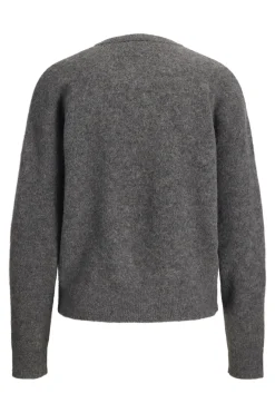 Hot Jjxx Jxmatilda Wool Blend Cardigan Knit 4898052 Dark Grey Melange