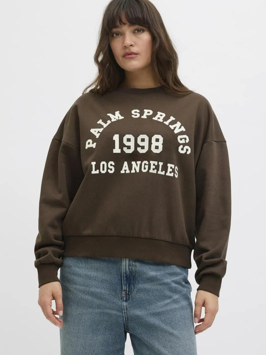 Outlet Jjxx Jxmerle Rlx Short Ls Crew Swt Ln 4808931 Bracken Palm Springs