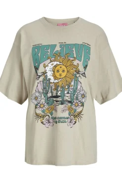 Best Jjxx Jxmillow Loose Ss Tee 4785030 Feather Gray Believe