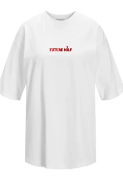 Hot Jjxx Jxmillow Loose Ss Tee 4810441 Bright White Future Milf