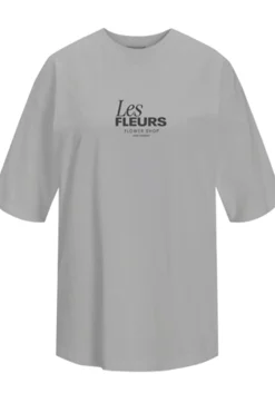 Jjxx Jxmillow Loose Ss Tee 4810440 Ultimate Grey Les Fleurs