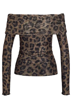 Best Jjxx Jxminna Mesh Ls Off Shoulder Top 4693341 Tigers Eye Leo