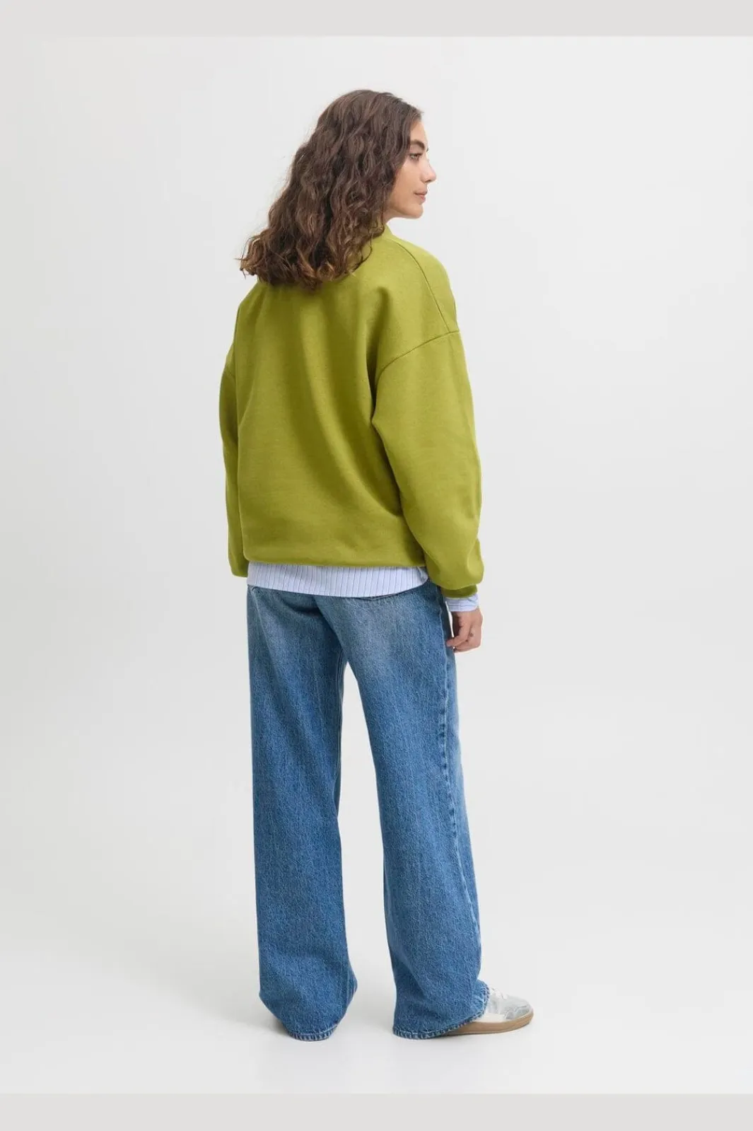 Jjxx Jxpaloma Loose Ls Polo Swt Ln 5007685 Green Moss