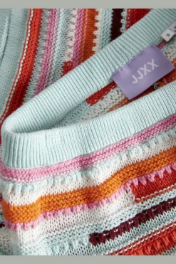 Best Jjxx Jxrory Shorts Knit 4771685 Persimmon Orange /Muliti Color