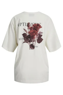 Outlet Jjxx Jxsandra Loose Ss Tee 4849246 Vanilla Ice Optimistic