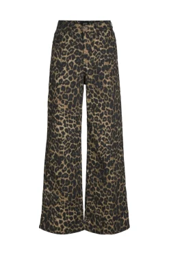Online Jjxx Jxsarah Wide Pant Sn 4702530 Cornstalk Leopard
