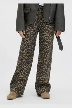 Online Jjxx Jxsarah Wide Pant Sn 4702530 Cornstalk Leopard