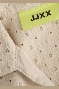 Online Jjxx Jxselma Broderie Anglaise Zip Top 4765359 Fog