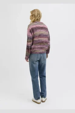 Jjxx Jxsimone Space Dye Crew Neck Knit Sn 4809111 Cabernet /Multi Space Dye