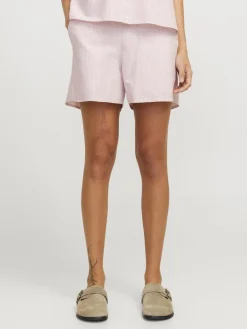 Best Jjxx Jxsiva Oxford Pocket Shorts Ln 4662424 Mauve Shadows Blanc De Blanc