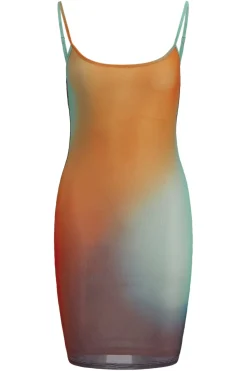 Discount Jjxx Jxstella Mesh Singlet Mini Dress 4765365 Morning Glory Colorful Blur